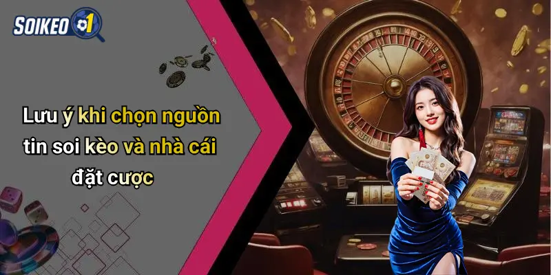 Lưu ý khi chọn nguồn tin soi kèo và nhà cái đặt cược