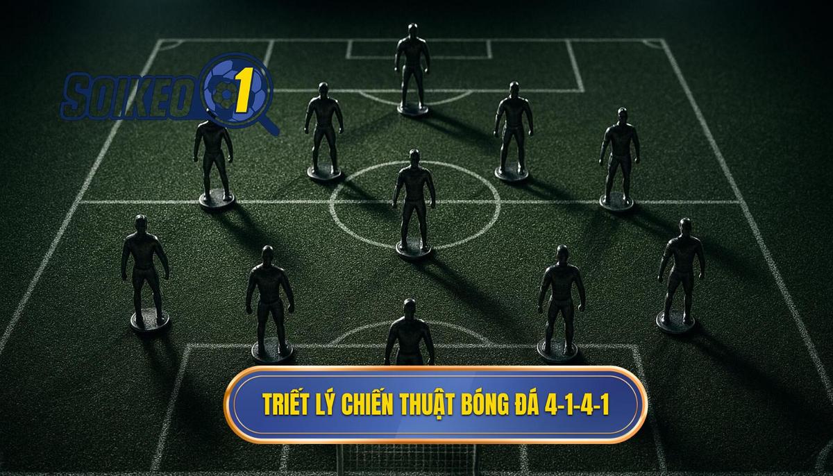 Nền tảng và Triết lý của Chiến thuật bóng đá 4-1-4-1 phòng ngự