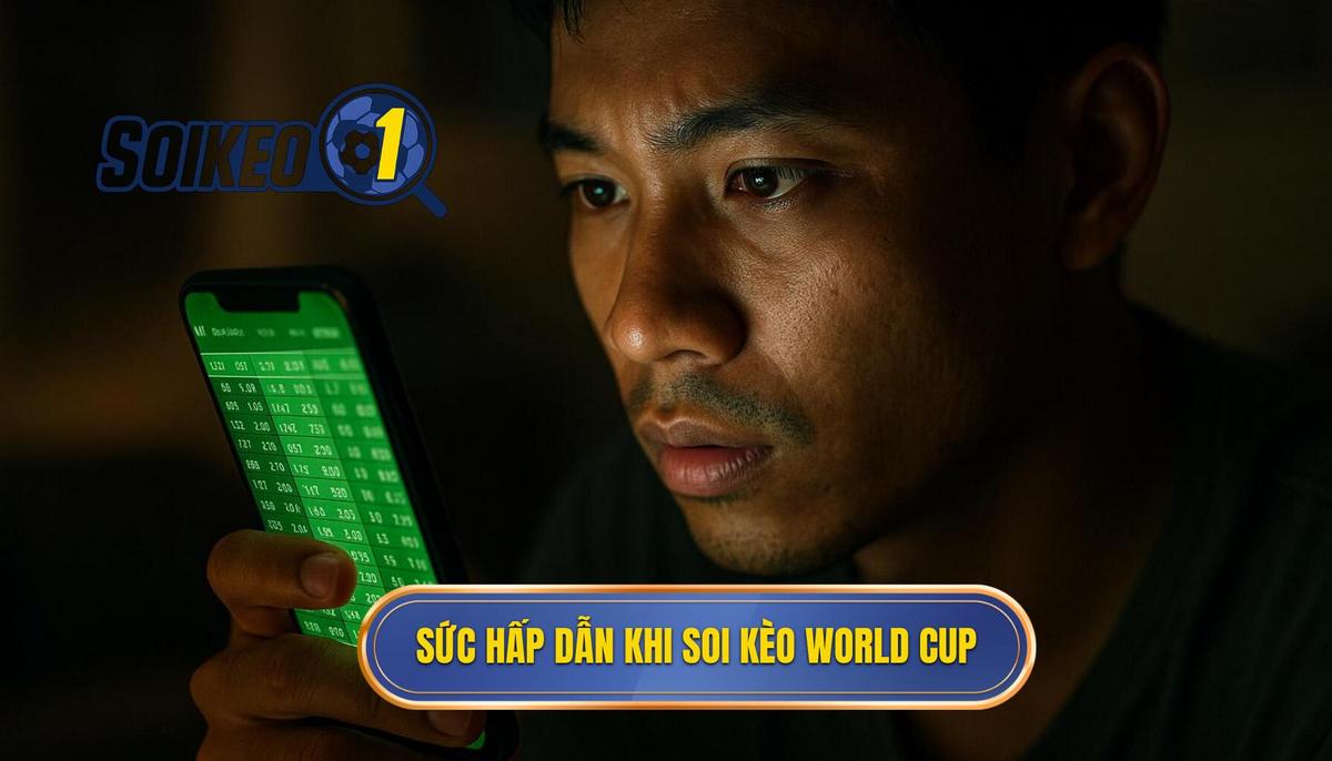 Sức hấp dẫn đặc biệt khi soi kèo World Cup