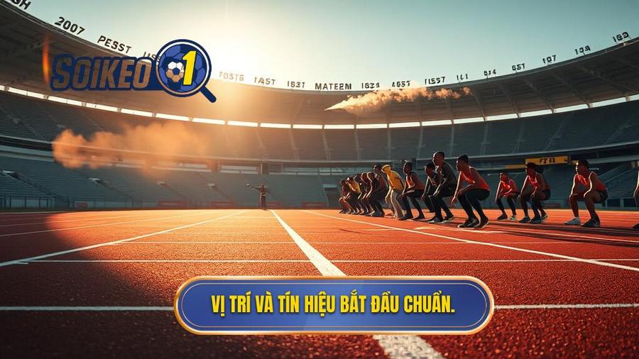 1. Vị trí và tín hiệu bắt đầu chuẩn.