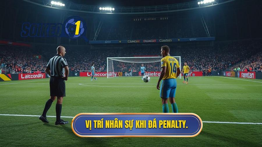 2. Vị trí nhân sự khi đá Penalty.