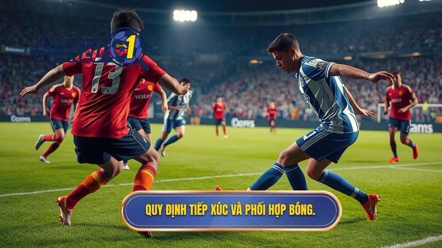 3. Quy định tiếp xúc và phối hợp bóng.
