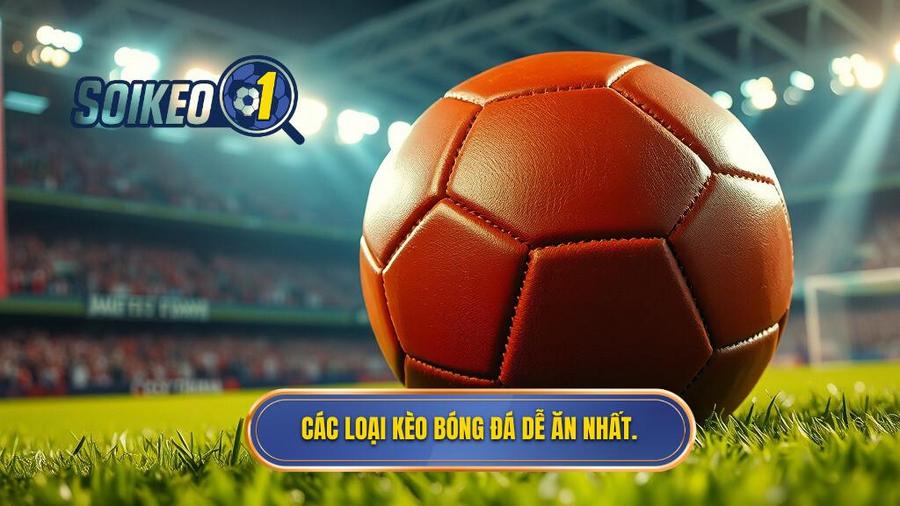 Top những loại kèo bóng đá dễ ăn nhất hiện nay bạn nên thử