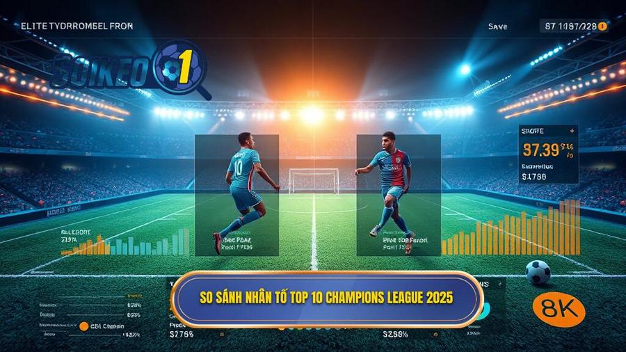 Bảng so sánh các nhân tố chủ chốt trong Top 10 đội hình tiêu biểu Champions League 2025